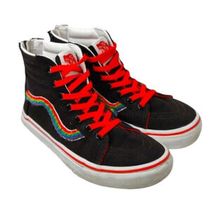 Vans Black Rainbow Kids sneaker sz 1.5